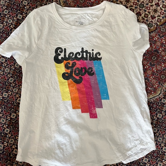 Anthropologie Electric Love tee. EUC Sz M - Picture 3 of 3
